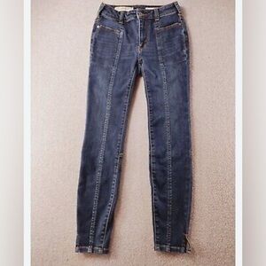 Pilcro & the Letterpress (Anthropologie) high rise denim jegging